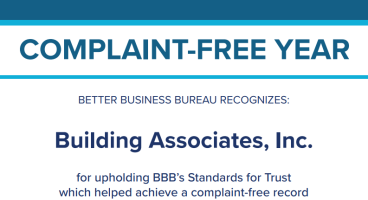 BBB 2024 Complaint-free Certificate