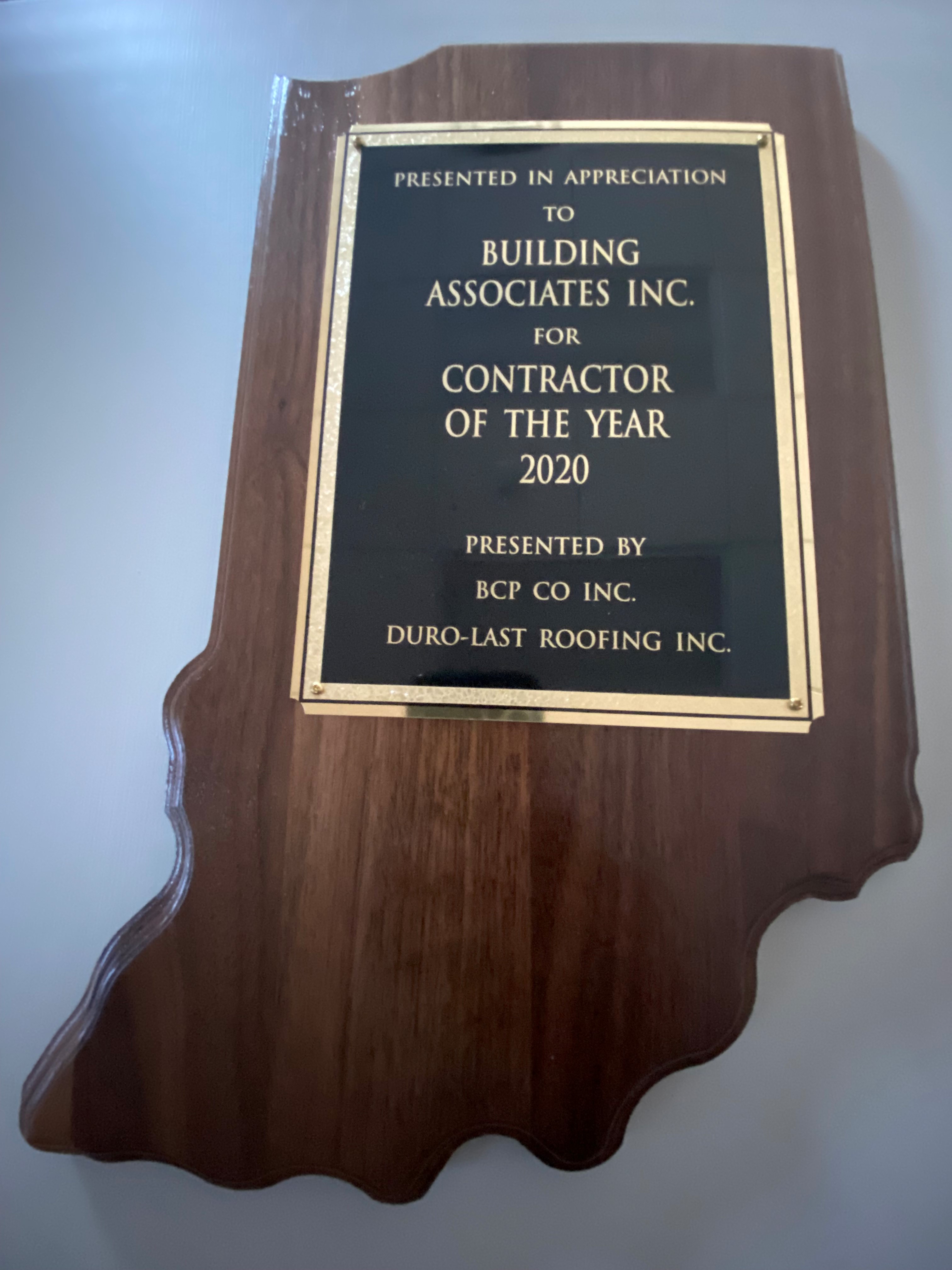 Duro-Last Chairman Award 2020